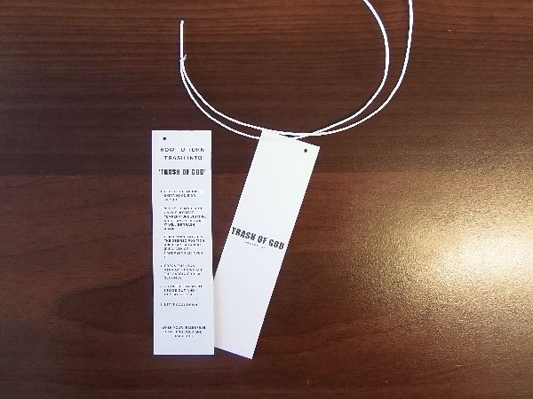 printed hangtags with cord